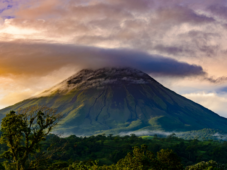 the iconic Arenal Volcano
