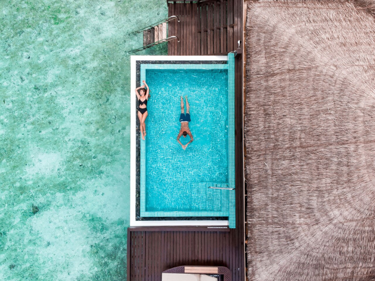Unique pools in Maldives