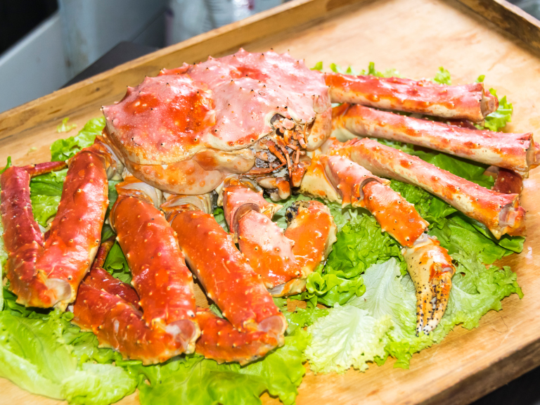 flavors of Norwegian cuisine - King Crab